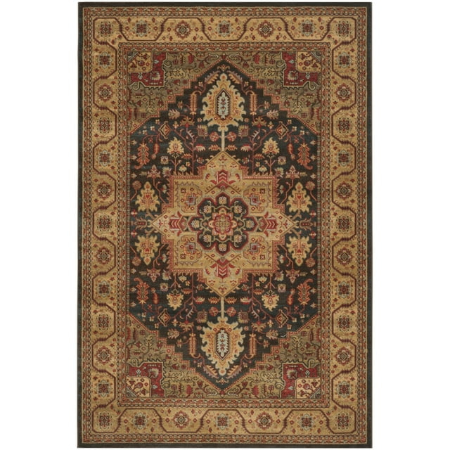 SAFAVIEH Mahal Collection MAH656E Navy / Natural Rug