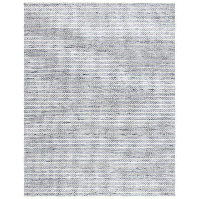 SAFAVIEH Marbella Cassandra Distressed Area Rug, Blue/Ivory, 8' x 10'