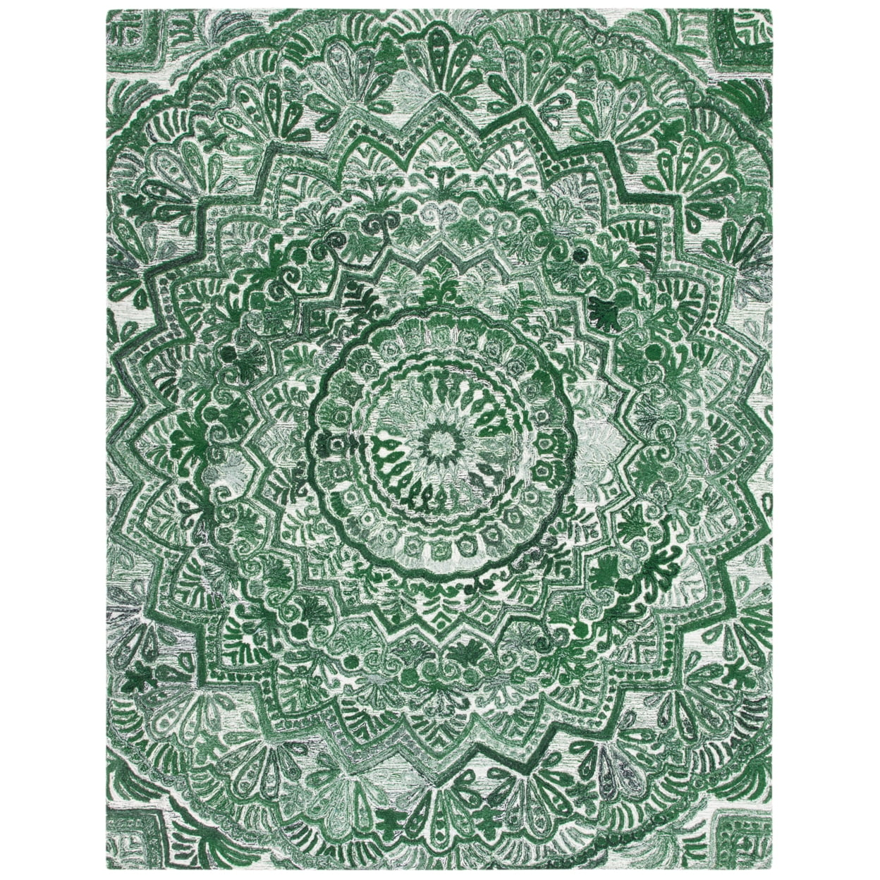 SAFAVIEH Marquee Georgiana Floral Area Rug, Green/Ivory, 2' x 3'