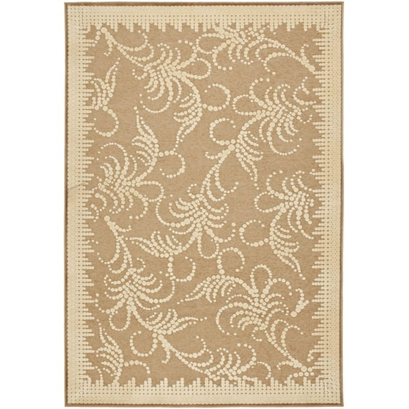 Fountain Swirl Martha Stewart Performance Floral Rug