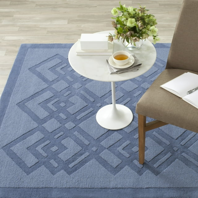Martha Stewart MSJ5421 Hand Loomed Area Rug - Ink - 5'x8' - Safavieh.
