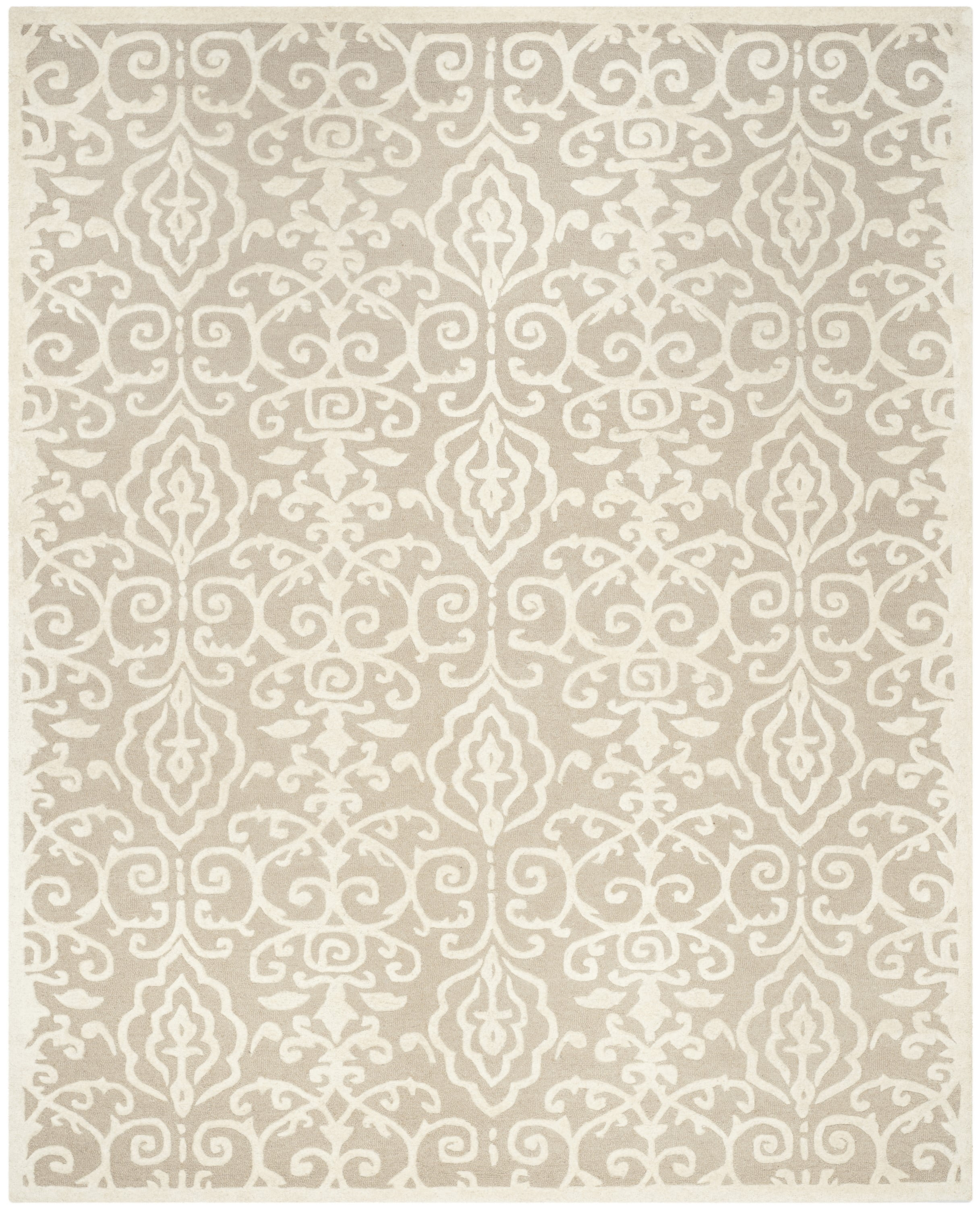 SAFAVIEH Martha Stewart Marais Geometric Damask Area Rug, Fledgling, 10' x 14'