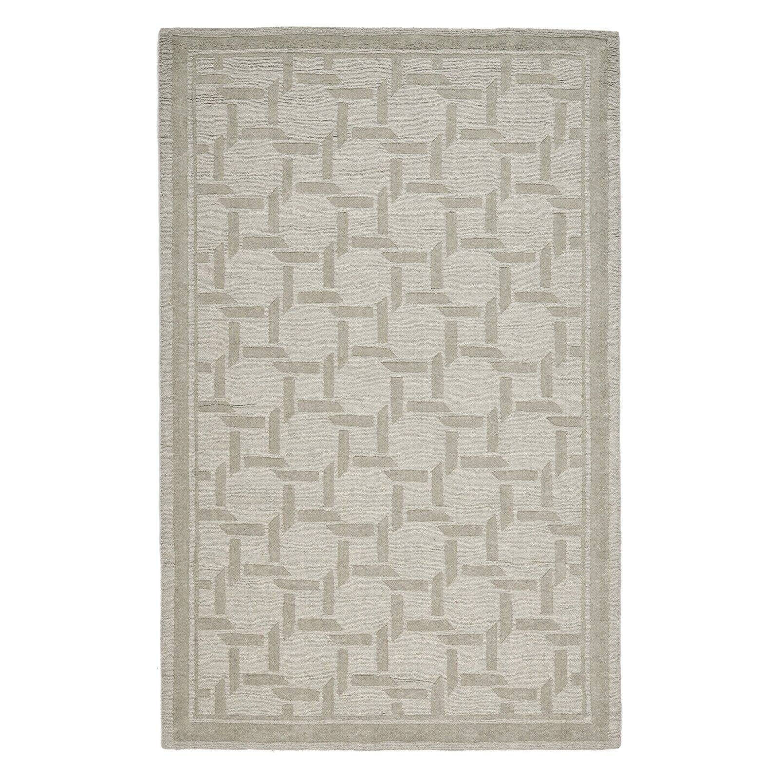 Resort Martha Stewart Hand Tufted Wool Geometric Rug