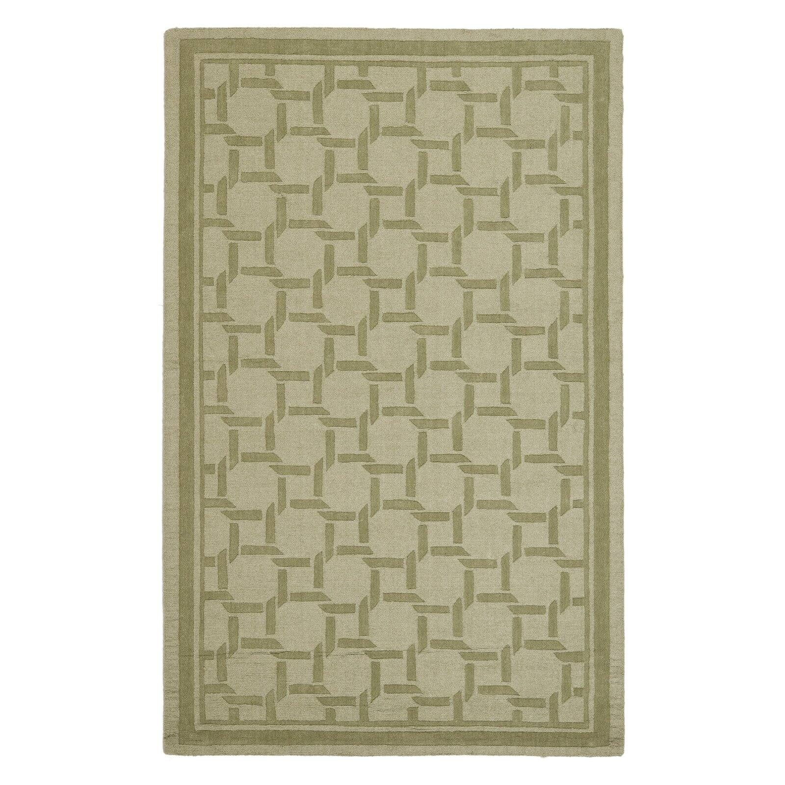 Resort Martha Stewart Hand Tufted Wool Geometric Rug