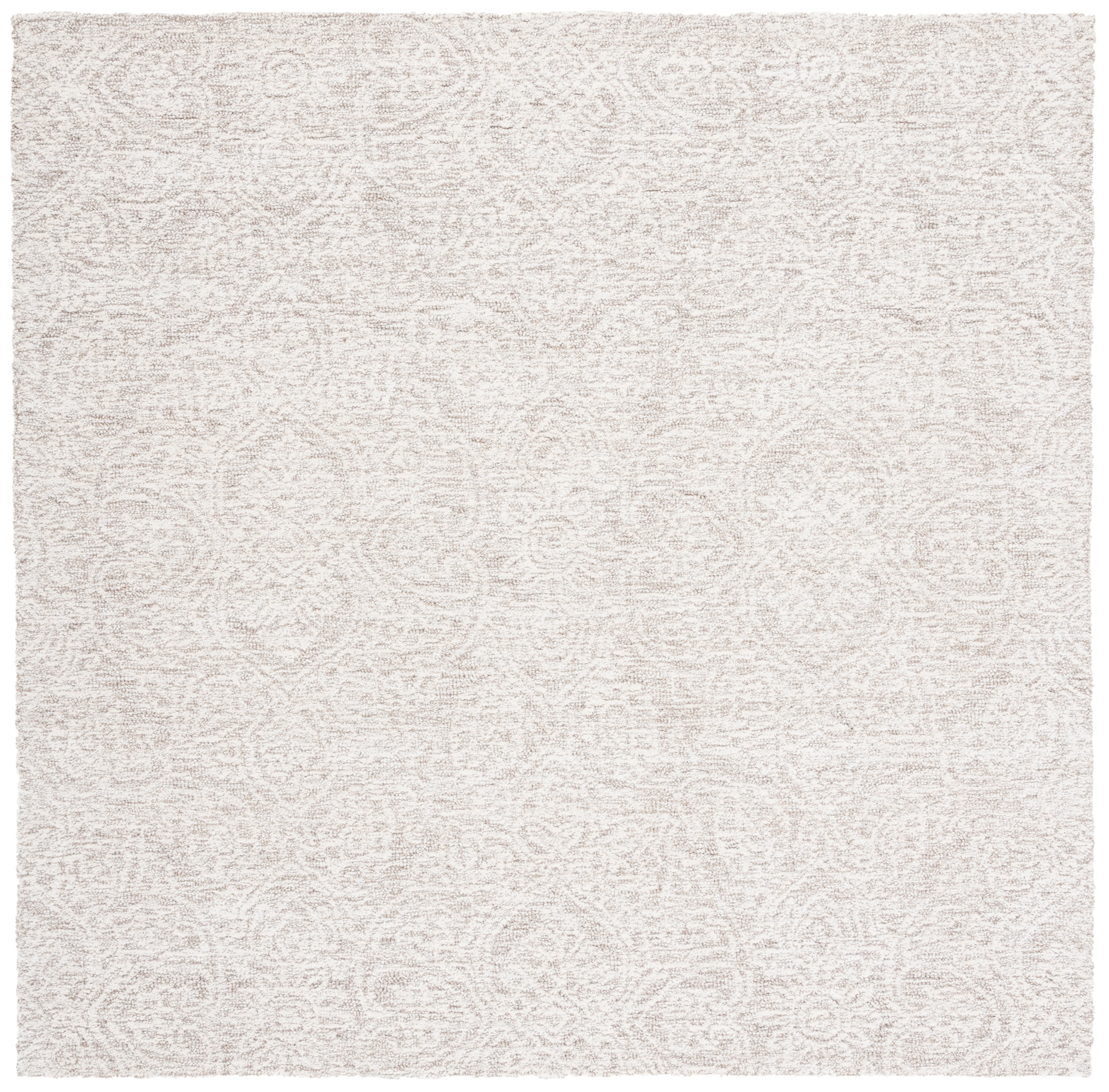 SAFAVIEH Metro Aditi Medallion Area Rug, Natural/Ivory, 8' x 8' Square