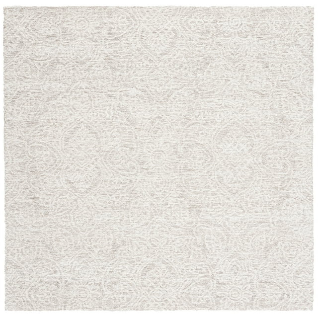 SAFAVIEH Metro Aditi Medallion Area Rug, Natural/Ivory, 8' x 8' Square
