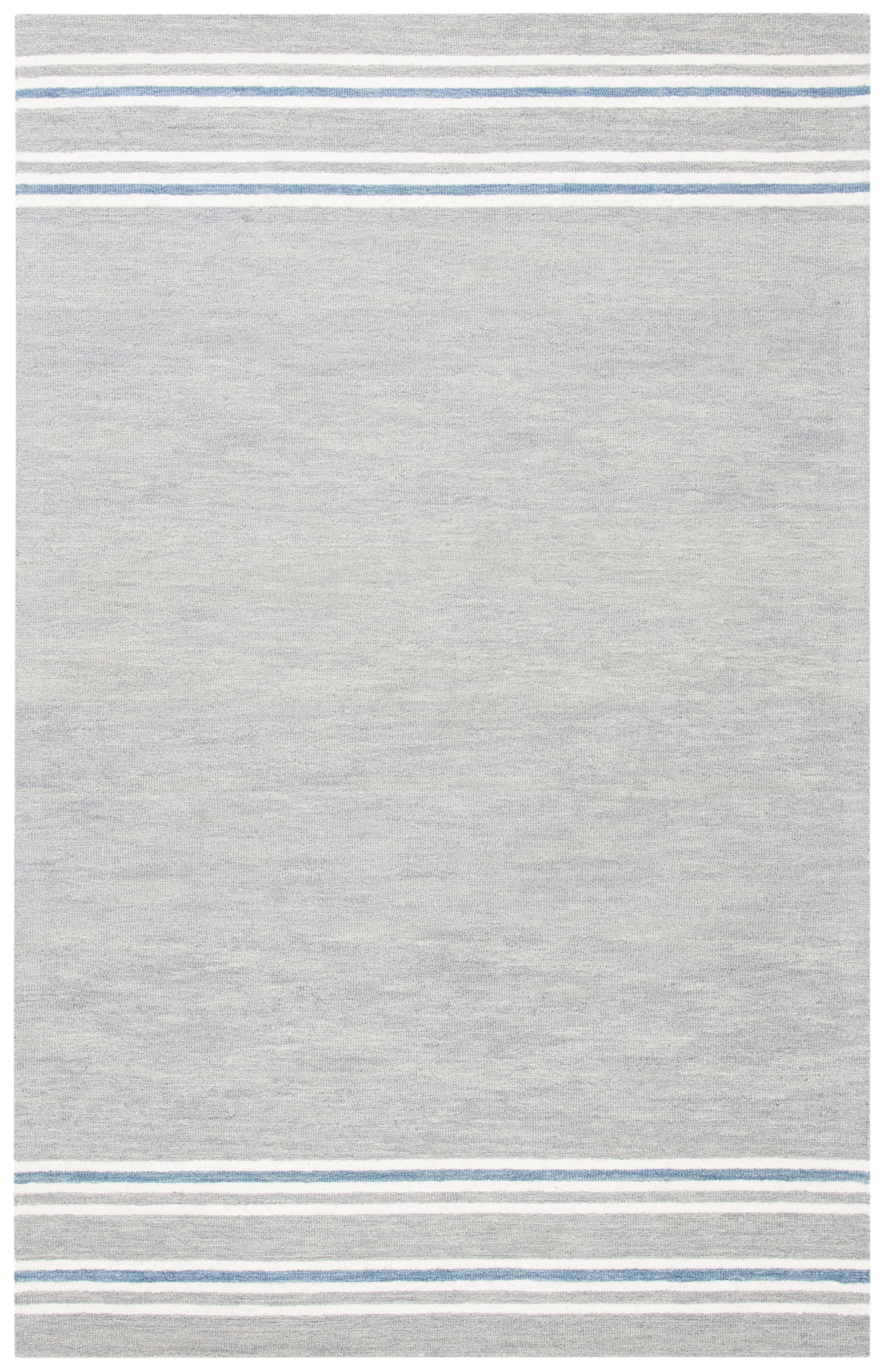 SAFAVIEH Metro Shelby Striped Area Rug, Grey/Blue, 3' x 5'