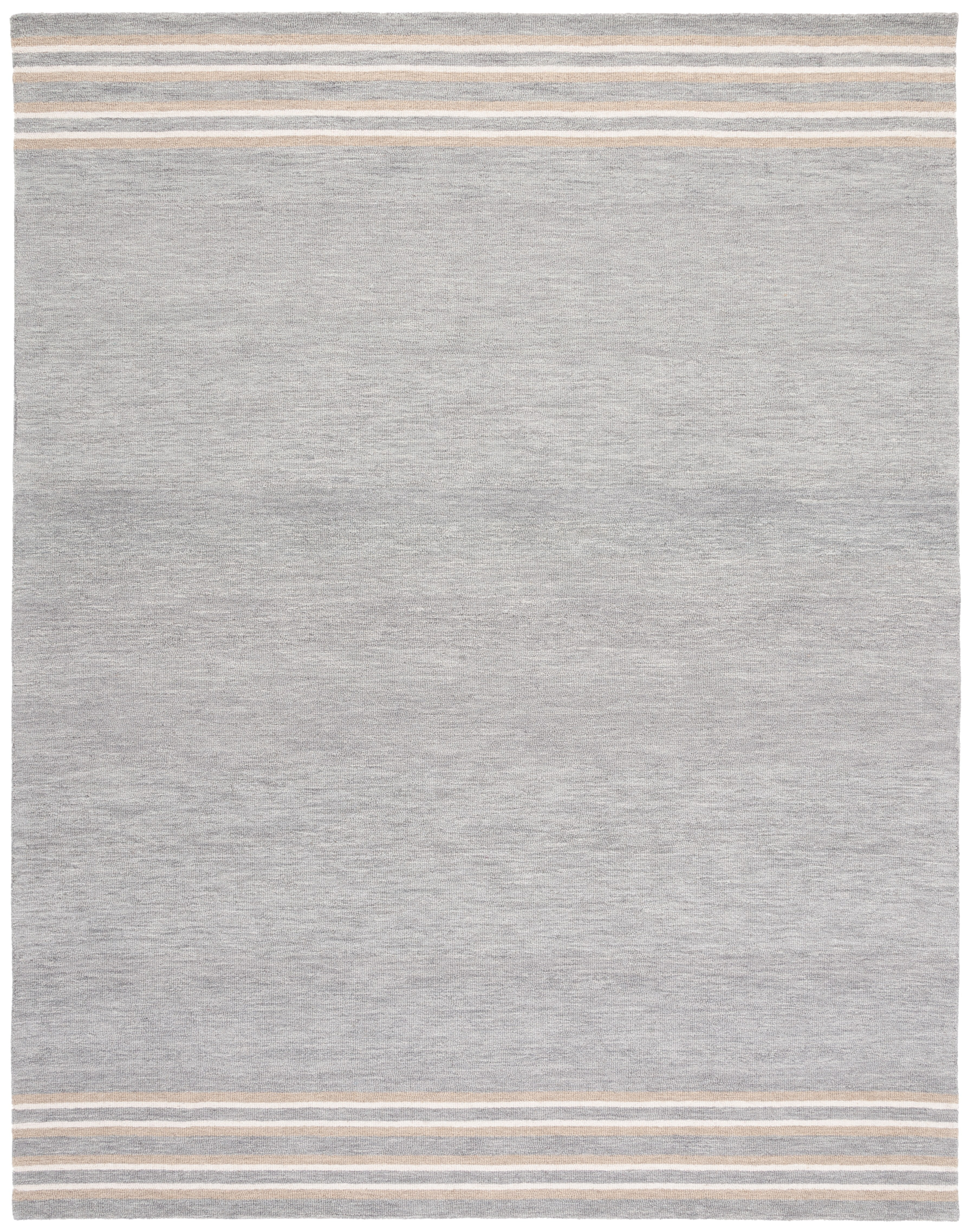 SAFAVIEH Metro Shelby Striped Area Rug, Grey/Brown, 8' x 10'