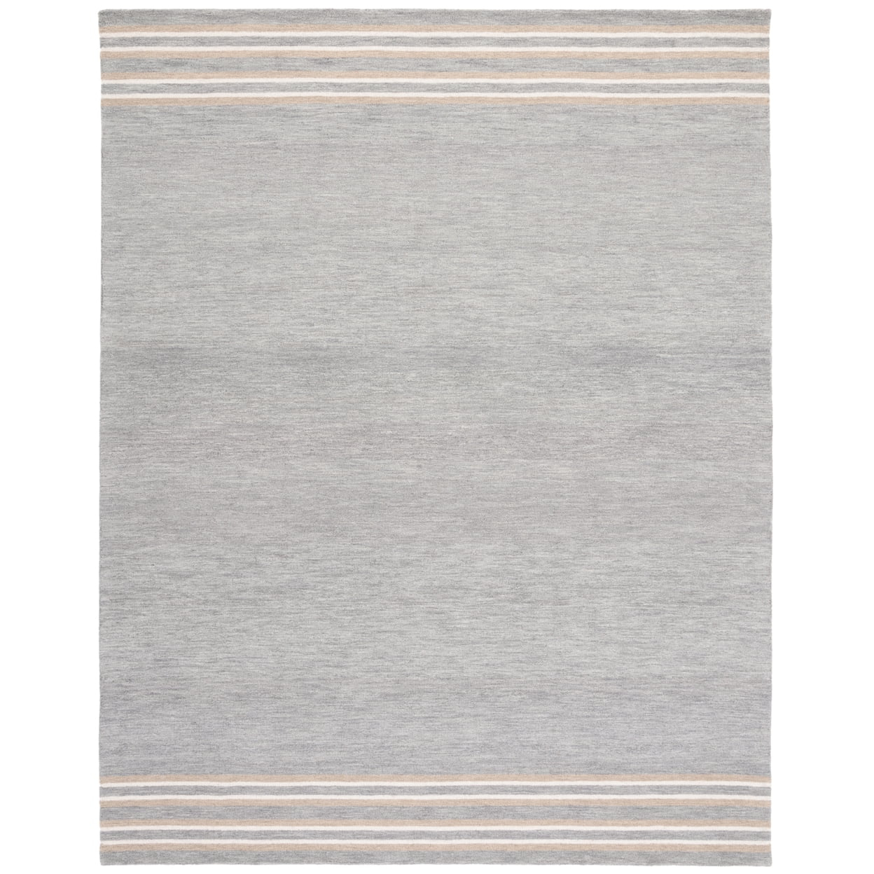 SAFAVIEH Metro Shelby Striped Area Rug, Grey/Brown, 8' x 10'
