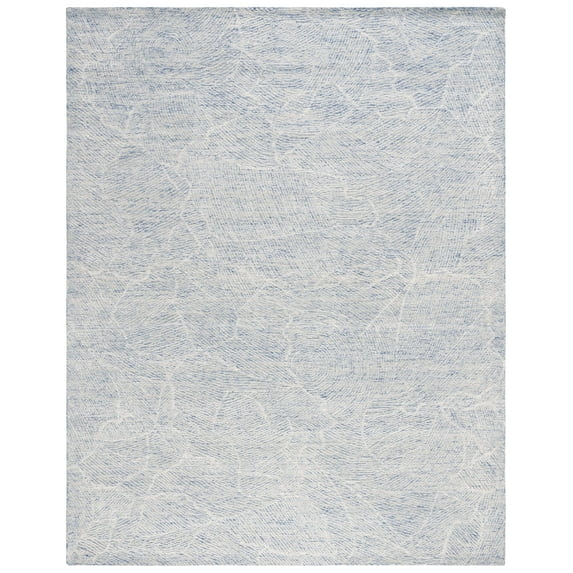 SAFAVIEH Metro Patricia Distressed Area Rug, Blue/Ivory, 9' x 12'
