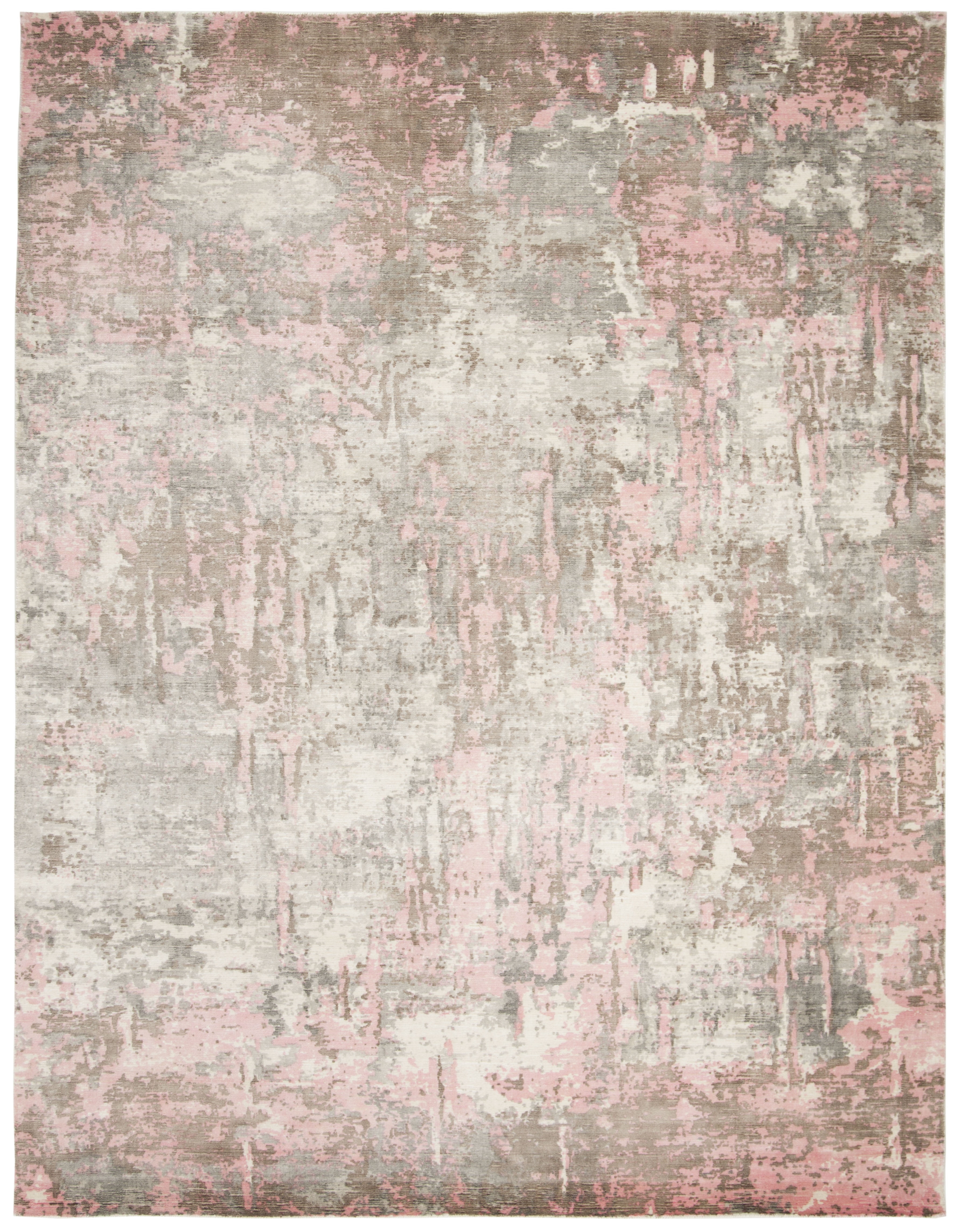 SAFAVIEH Mirage Natalee Vintage Abstract Area Rug, Pink/Grey, 8' x 10'