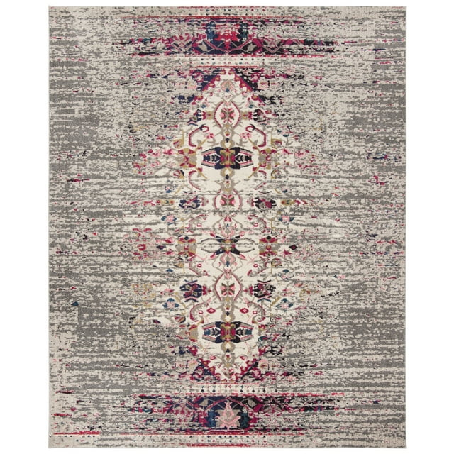 SAFAVIEH Monaco Elsdon Abstract Area Rug, Grey/Ivory, 11' x 15'