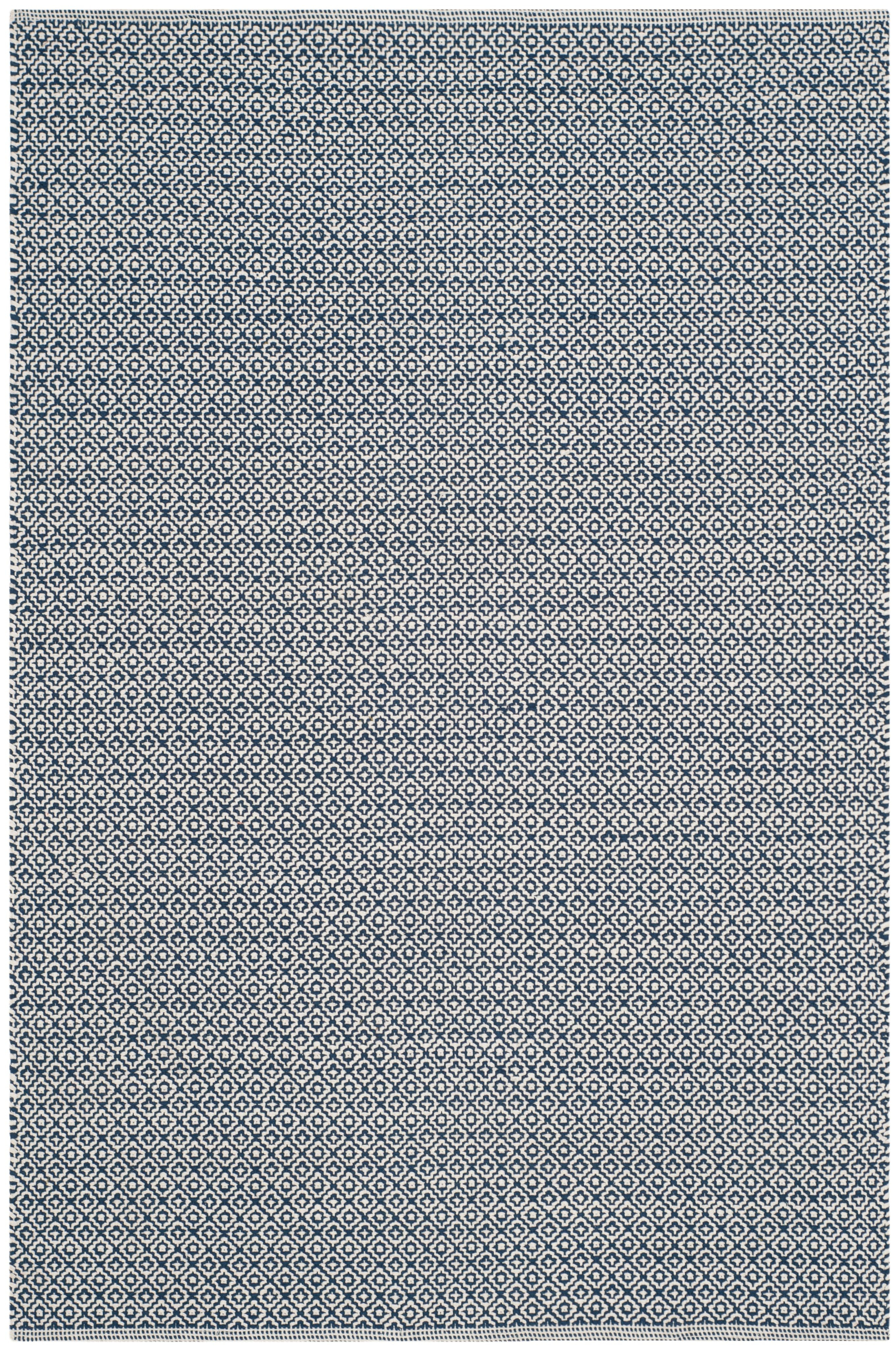 Montauk MTK717 Hand Woven Indoor Accent Rug - Ivory/Navy - 3'x5' - Safavieh.