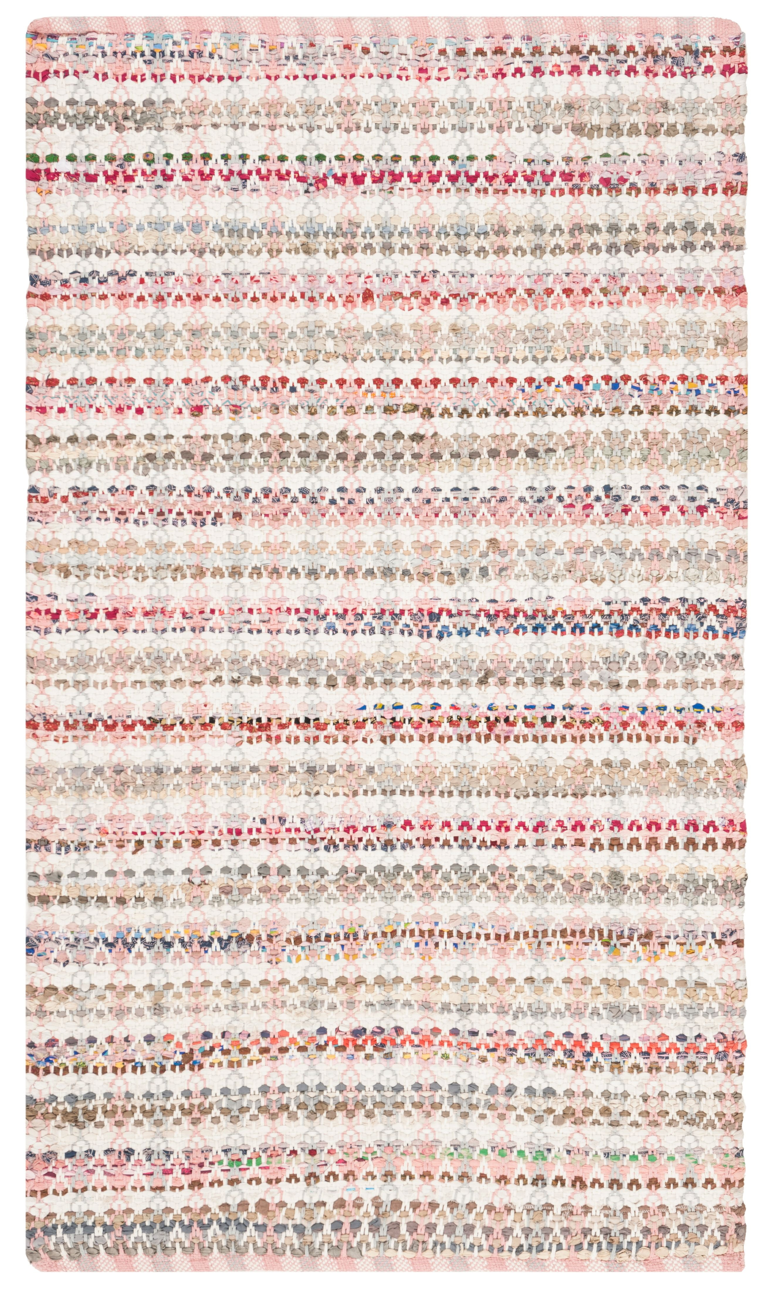 Montauk MTK950 Hand Woven Indoor Accent Rug - Pink/Multi - 2'6"x4' - Safavieh.