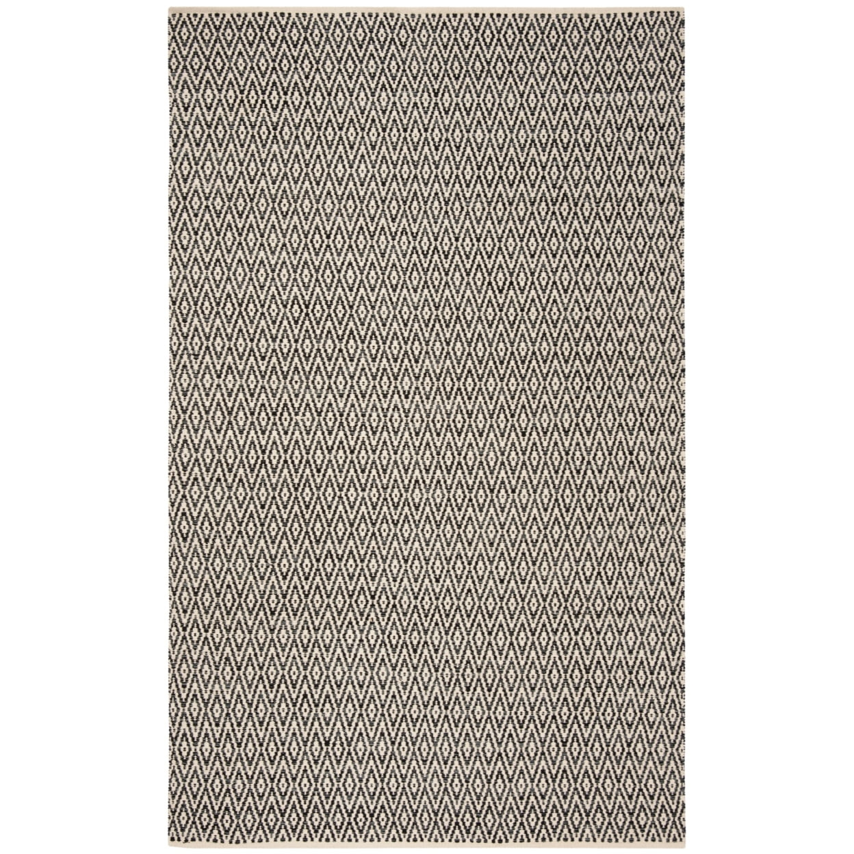 Montauk MTK414 Hand Woven Indoor Area Rug - Ivory/Dark Grey - 10'x14' - Safavieh
