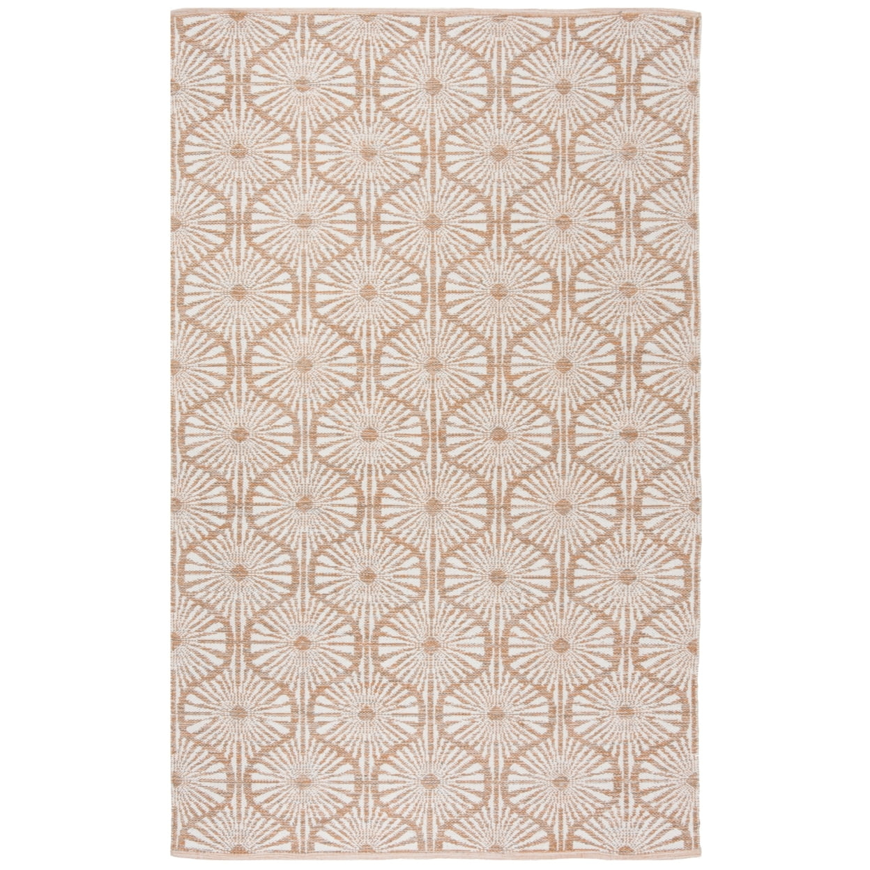 SAFAVIEH Montauk MTK606D Handwoven Orange / Ivory Rug