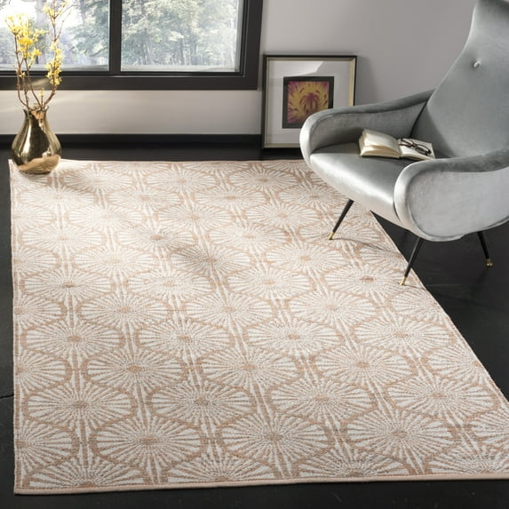 SAFAVIEH Montauk MTK606D Handwoven Orange / Ivory Rug