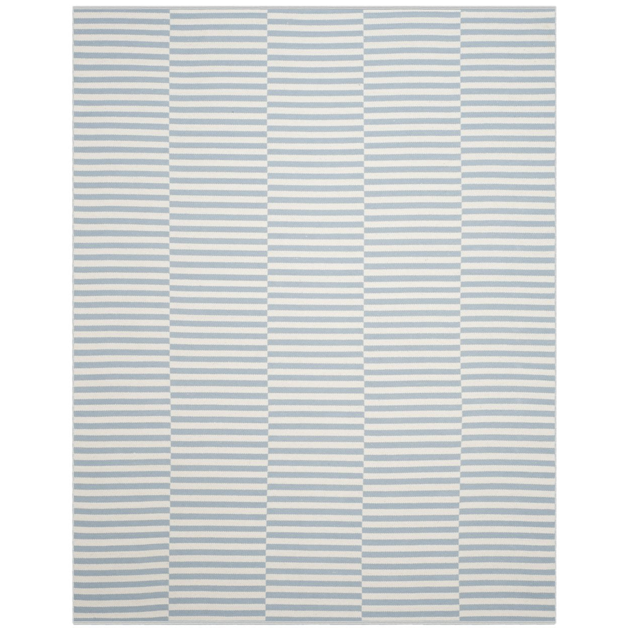 Montauk MTK715 Hand Woven Indoor Area Rug - Ivory/Light Blue - 5'x7' - Safavieh