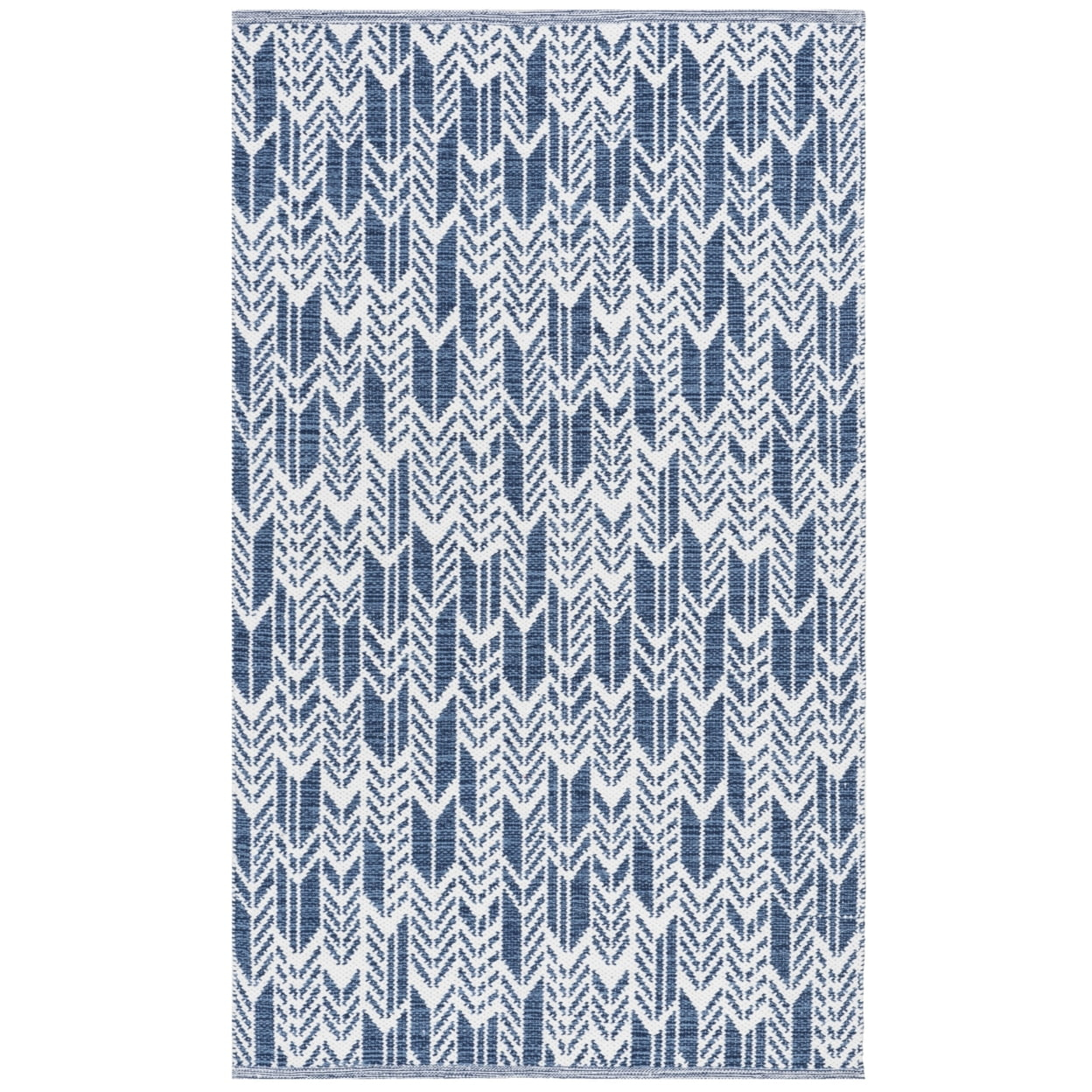 Montauk MTK609 Hand Woven Indoor Accent Rug - Navy/Ivory - 3'x5' - Safavieh
