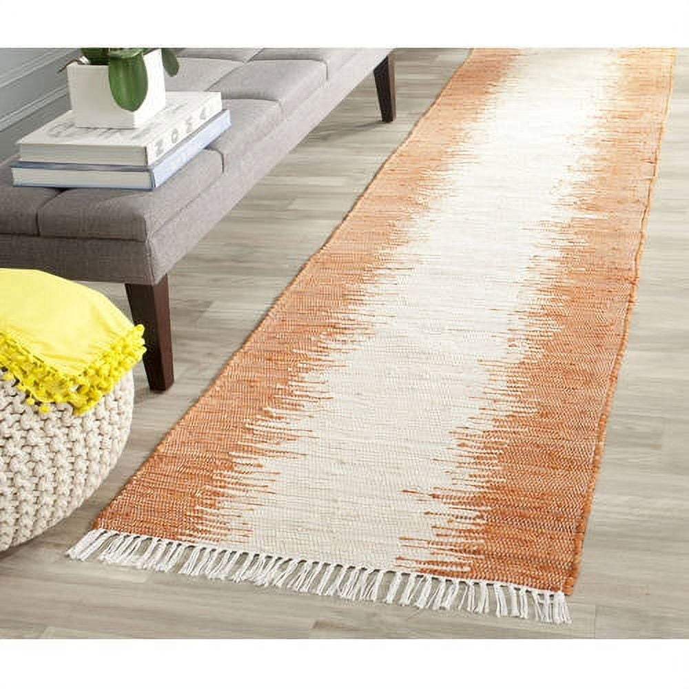 Montauk MTK751 Hand Woven Indoor Accent Rug - Orange - 4'x6' - Safavieh