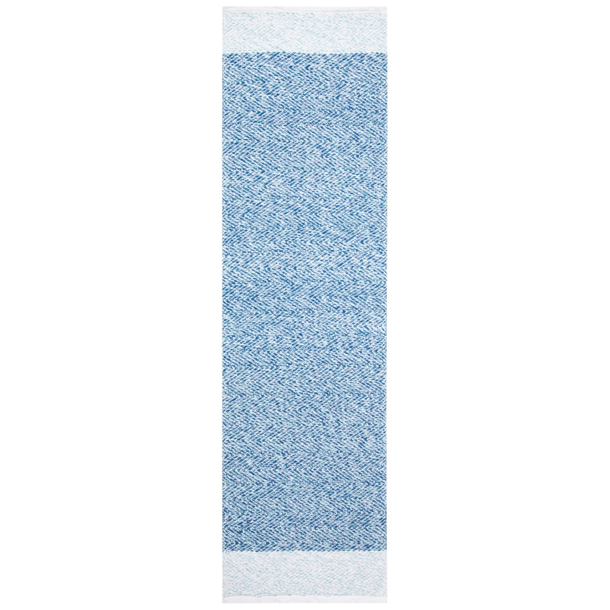 Nantucket NAN148 Hand Loomed Runner Rug - Ivory/Blue - 2'3"x8' - Safavieh.