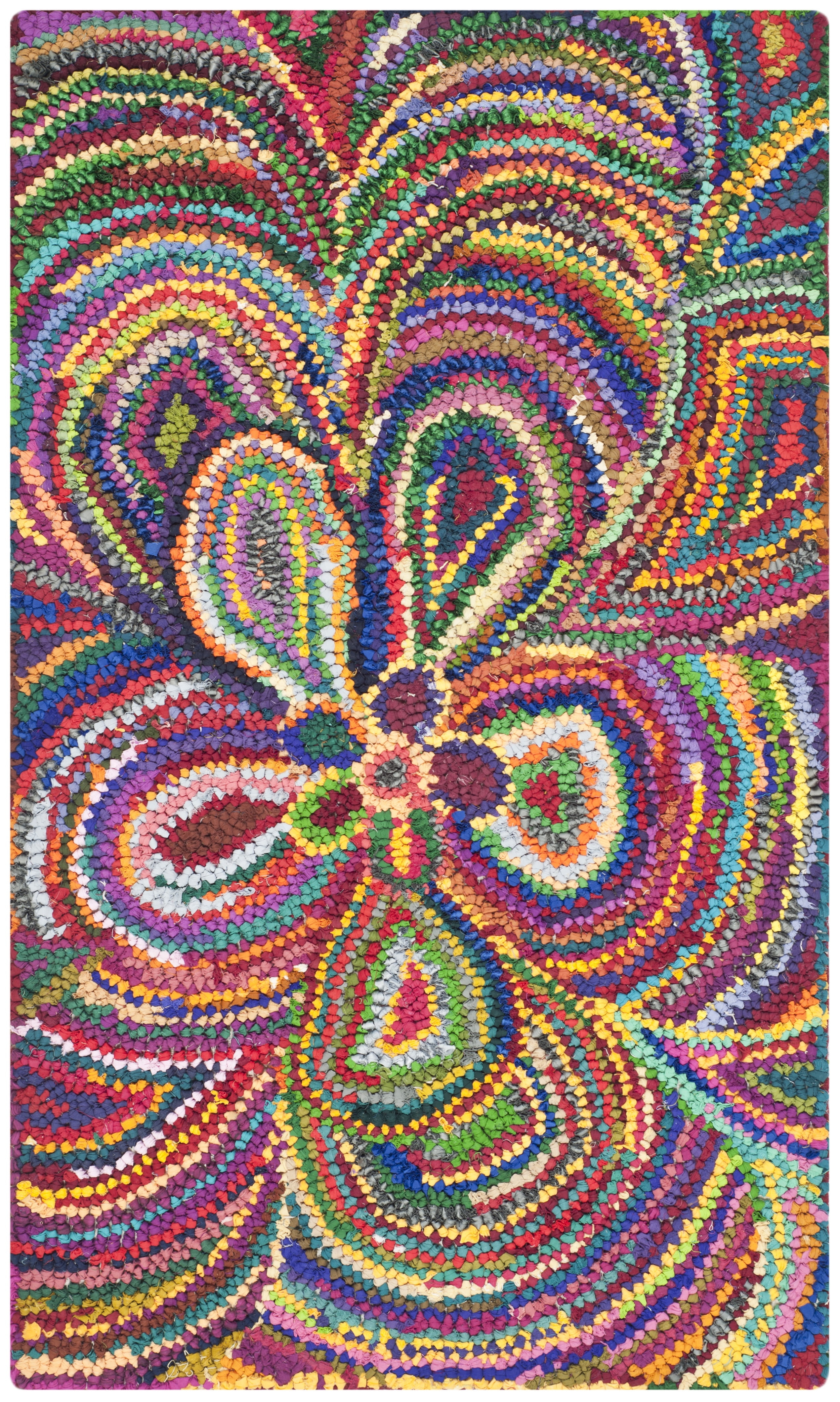 Nantucket NAN445 Hand Tufted Accent Rug - Multi - 2'3"x4' - Safavieh.