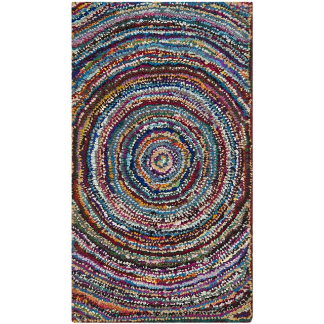 Nantucket NAN315 Hand Tufted Indoor Accent Rug - Multi - 2'3"x4' - Safavieh.