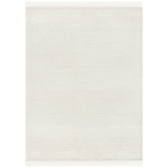 SAFAVIEH Natura Cordelia Southwestern Wool Area Rug, Ivory, 10' x 14'