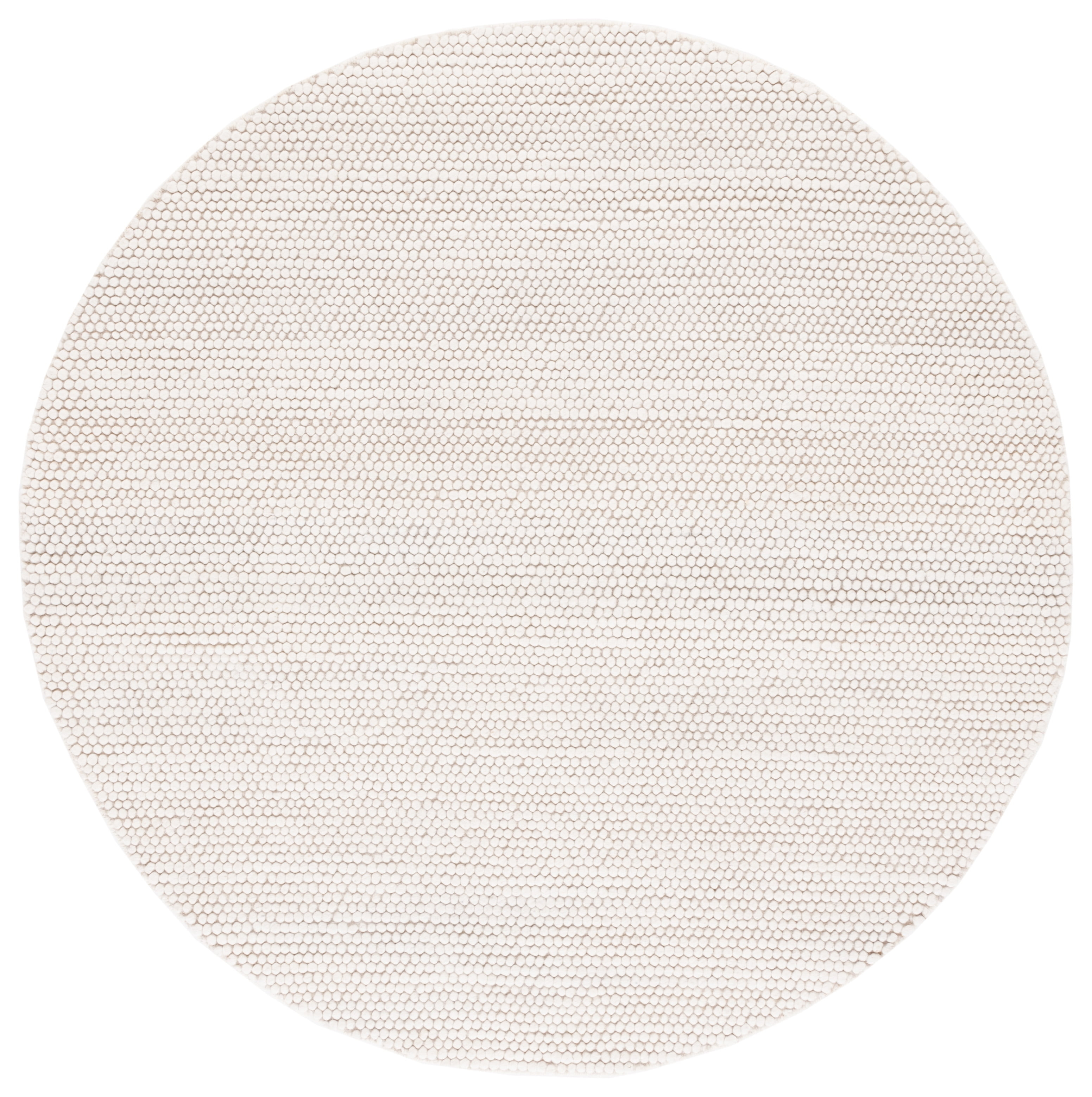 SAFAVIEH Natura Feride Geometric Area Rug, Ivory, 6' x 9' Oval