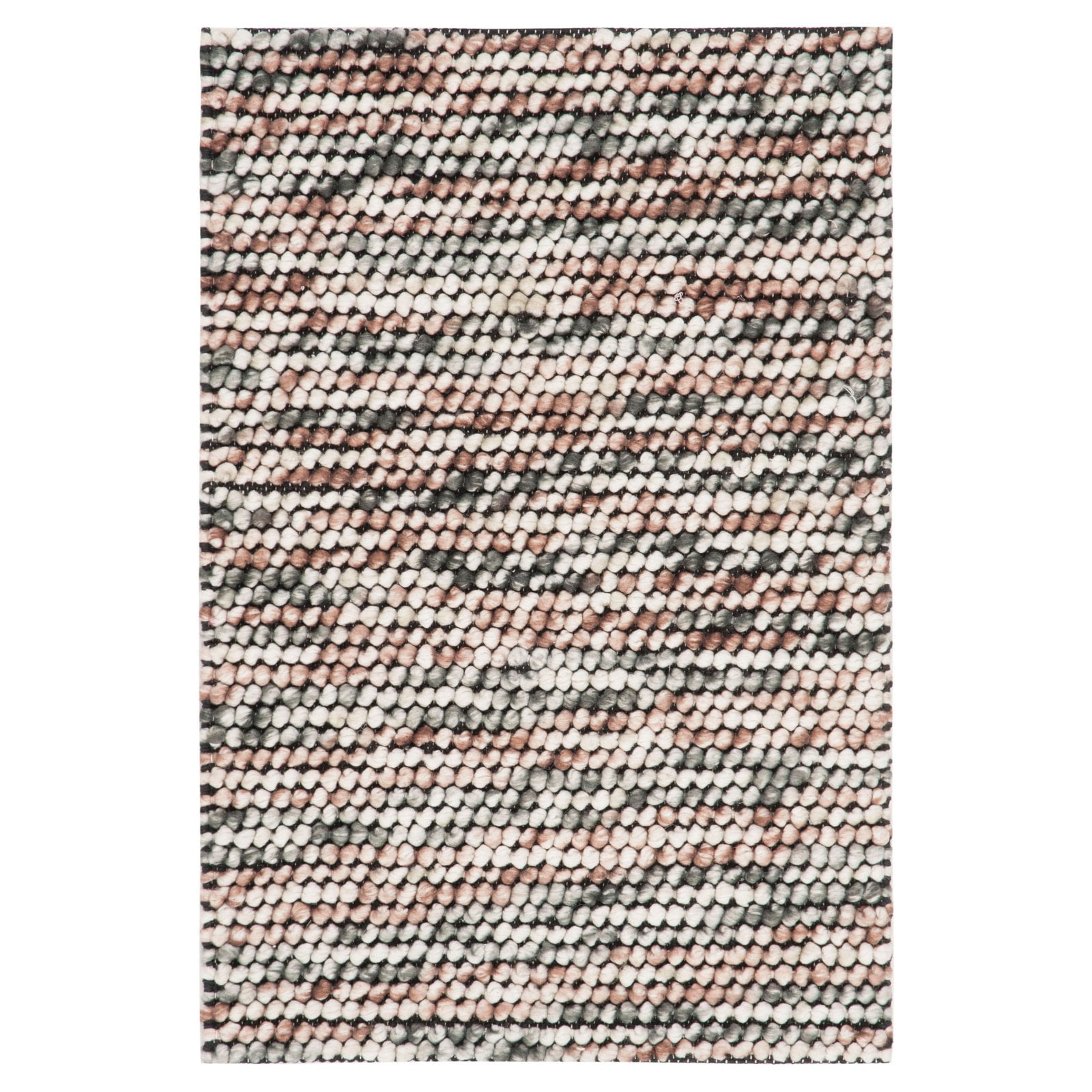 SAFAVIEH Natura Shelby Overdyed Braided Polyester Area Rug, Brown/Ivory, 8' x 10'