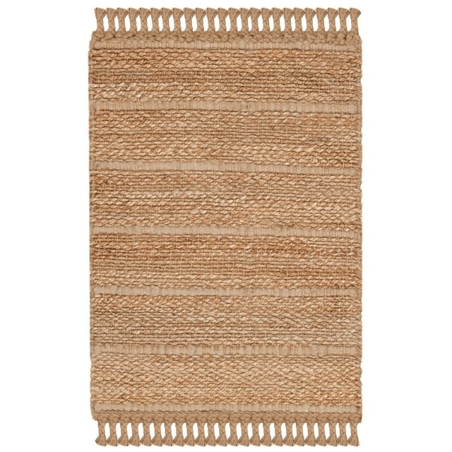 Natural Fiber NF550 Hand Woven Indoor Accent Rug - Natural/Light Grey - 2'x3' - Safavieh.