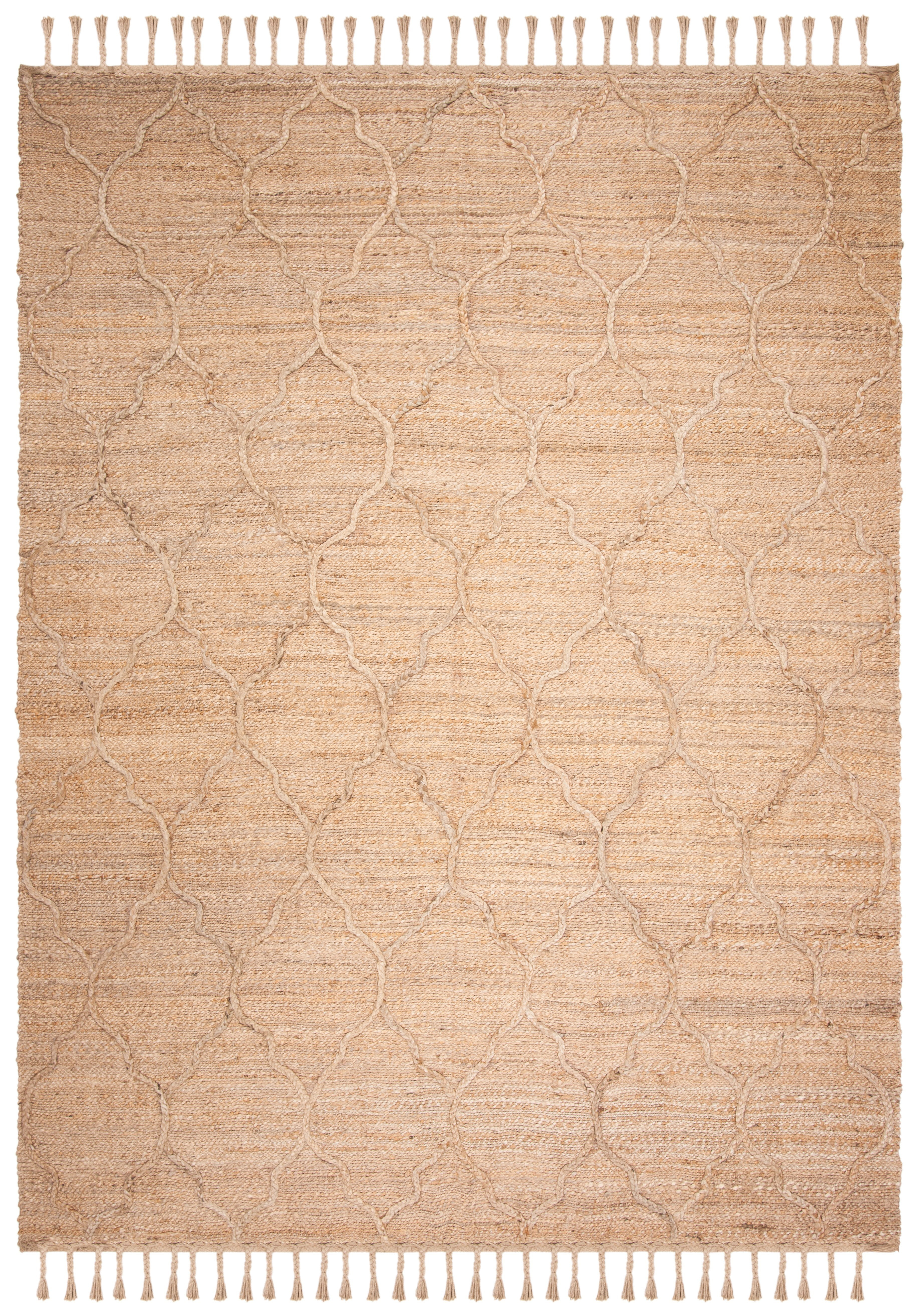 SAFAVIEH Natural Fiber Cohen Solid Area Rug, Natural, 9' x 12'