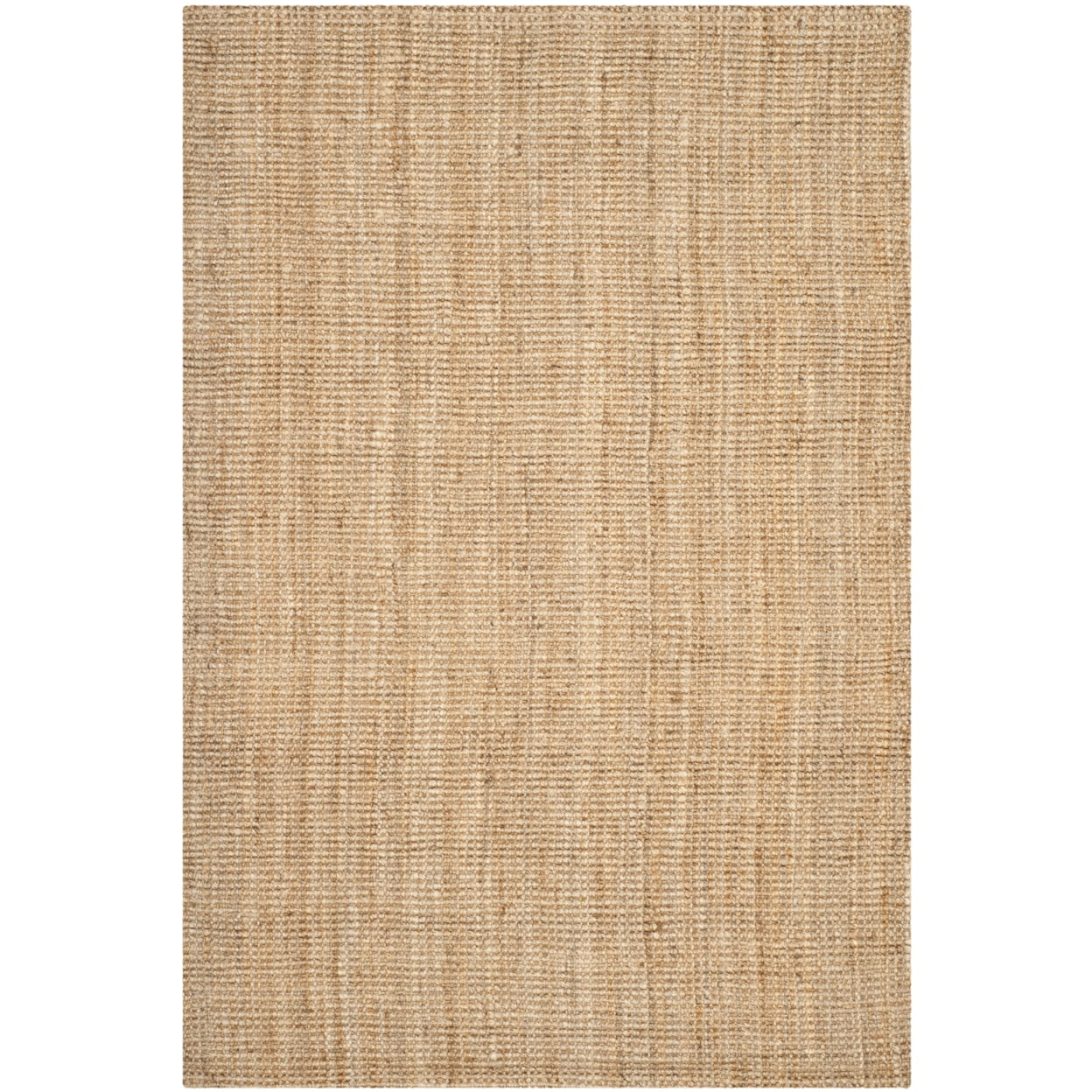 SAFAVIEH Natural Fiber Delmar Braided Jute Area Rug, Natural, 6' x 9'