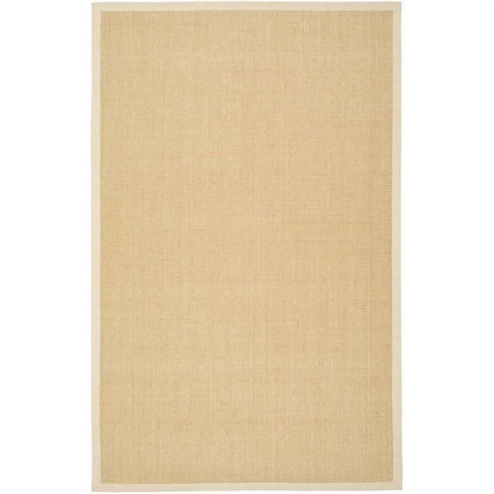 Natural Fiber NF441 Power Loomed Indoor Accent Rug - Maize/Wheat - 2'6"x4' - Safavieh.