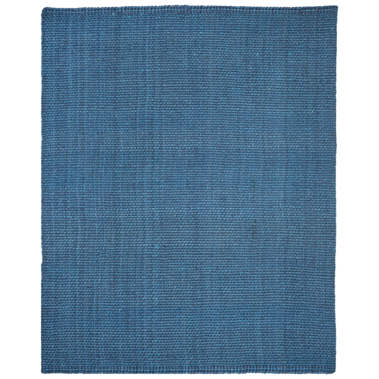 SAFAVIEH Natural Fiber Geraldine Geometric Jute Area Rug, Blue, 6' x 6' Square