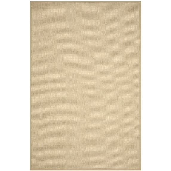 SAFAVIEH Natural Fiber Jovana Solid Area Rug, Maize/Linen, 6' x 8'