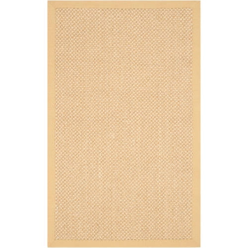 Natural Fiber NF443 Power Loomed Accent Rug - Maize/Wheat - 2'6"x4' - Safavieh.
