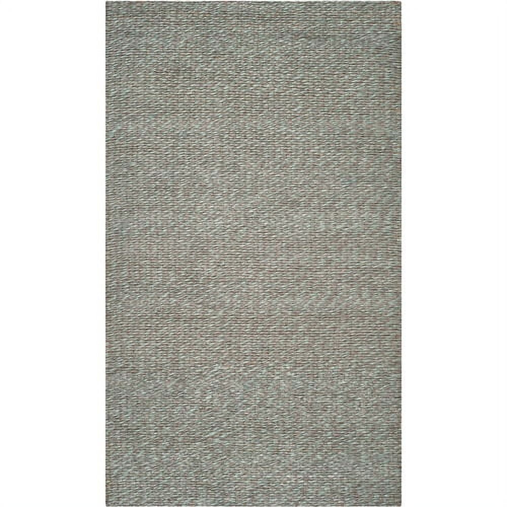Natural Fiber NF448 Hand Woven Indoor Area Rug - Teal - 4'x6' - Safavieh.
