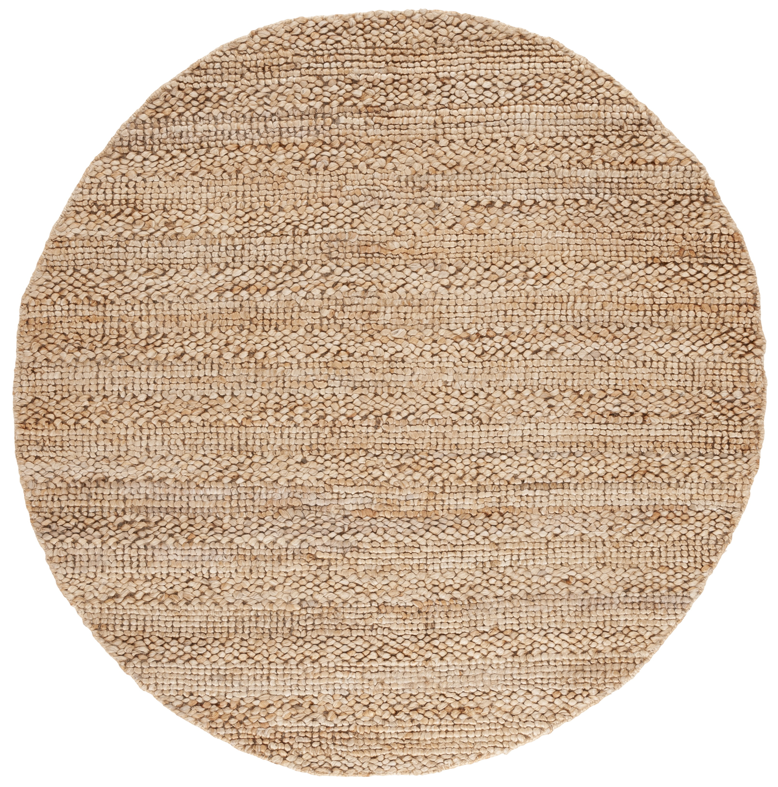Natural Fiber NFB477 Machine Made Indoor Area Rug - Natural - 6' Round - Safavieh