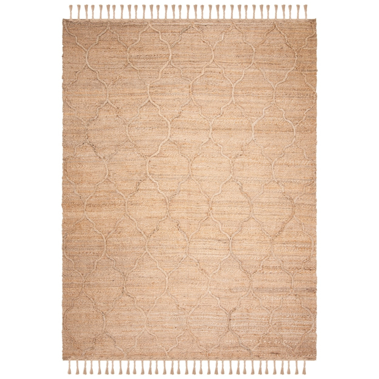 SAFAVIEH Natural Fiber Cohen Solid Area Rug, Natural, 9' x 12'