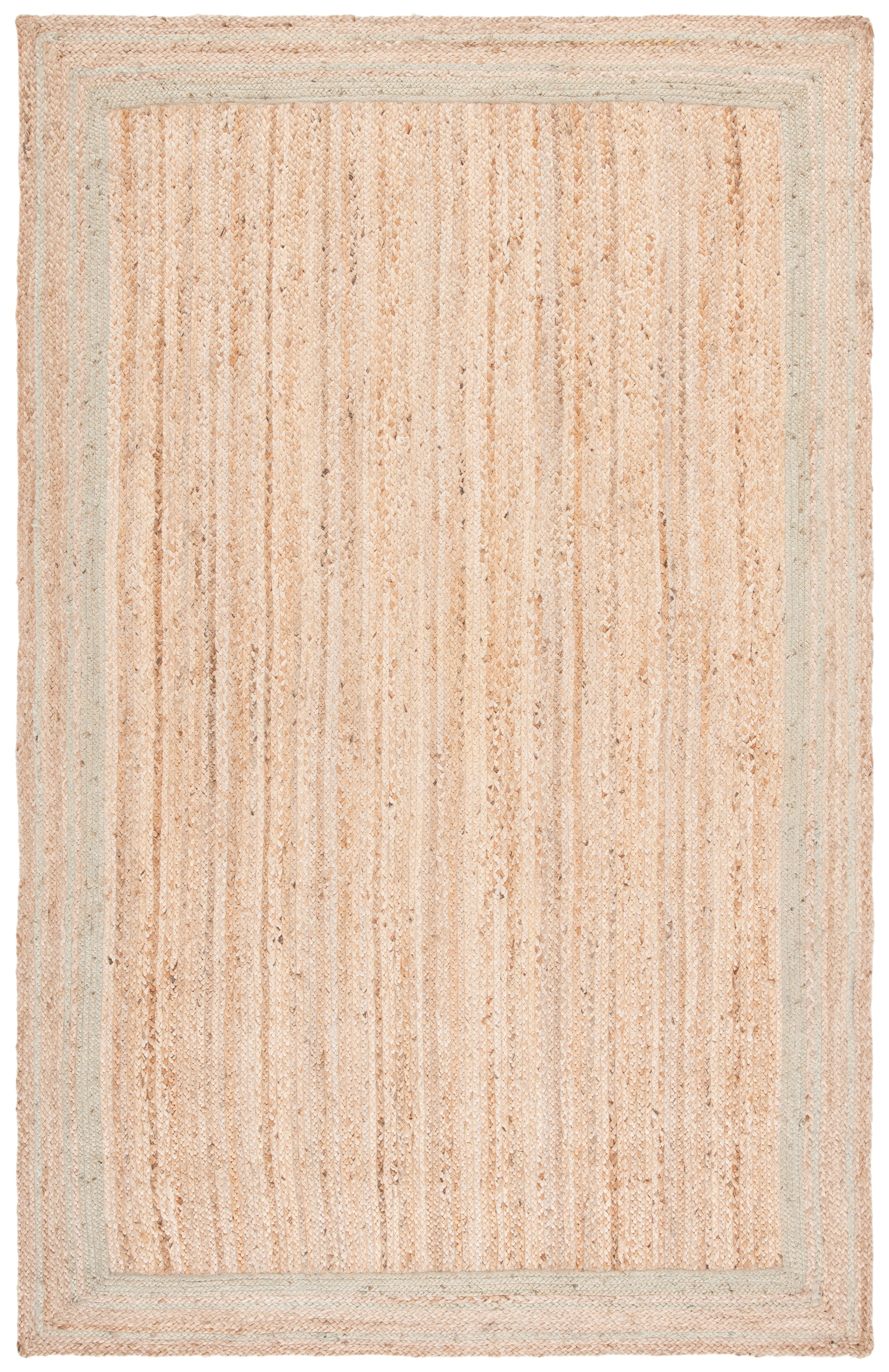 SAFAVIEH Natural Fiber Ariana Bordered Area Rug, Green/Natural, 4' x 6'