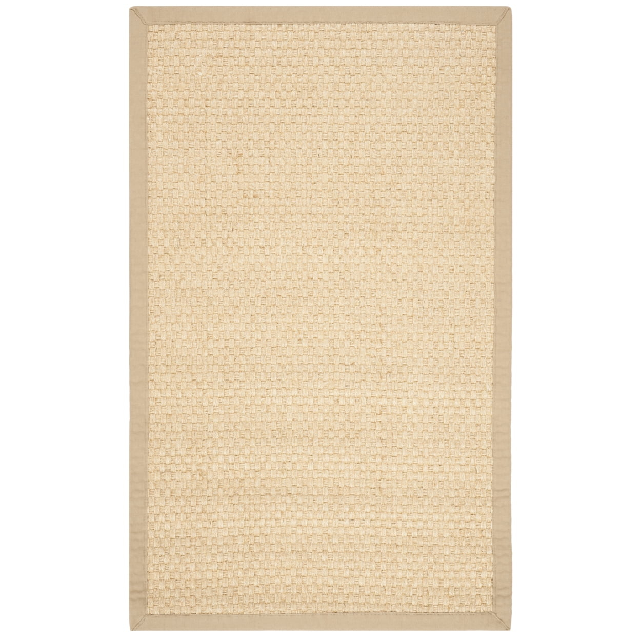 SAFAVIEH Natural Fiber Emma Solid Area Rug, Natural/Beige, 2'6" x 4'