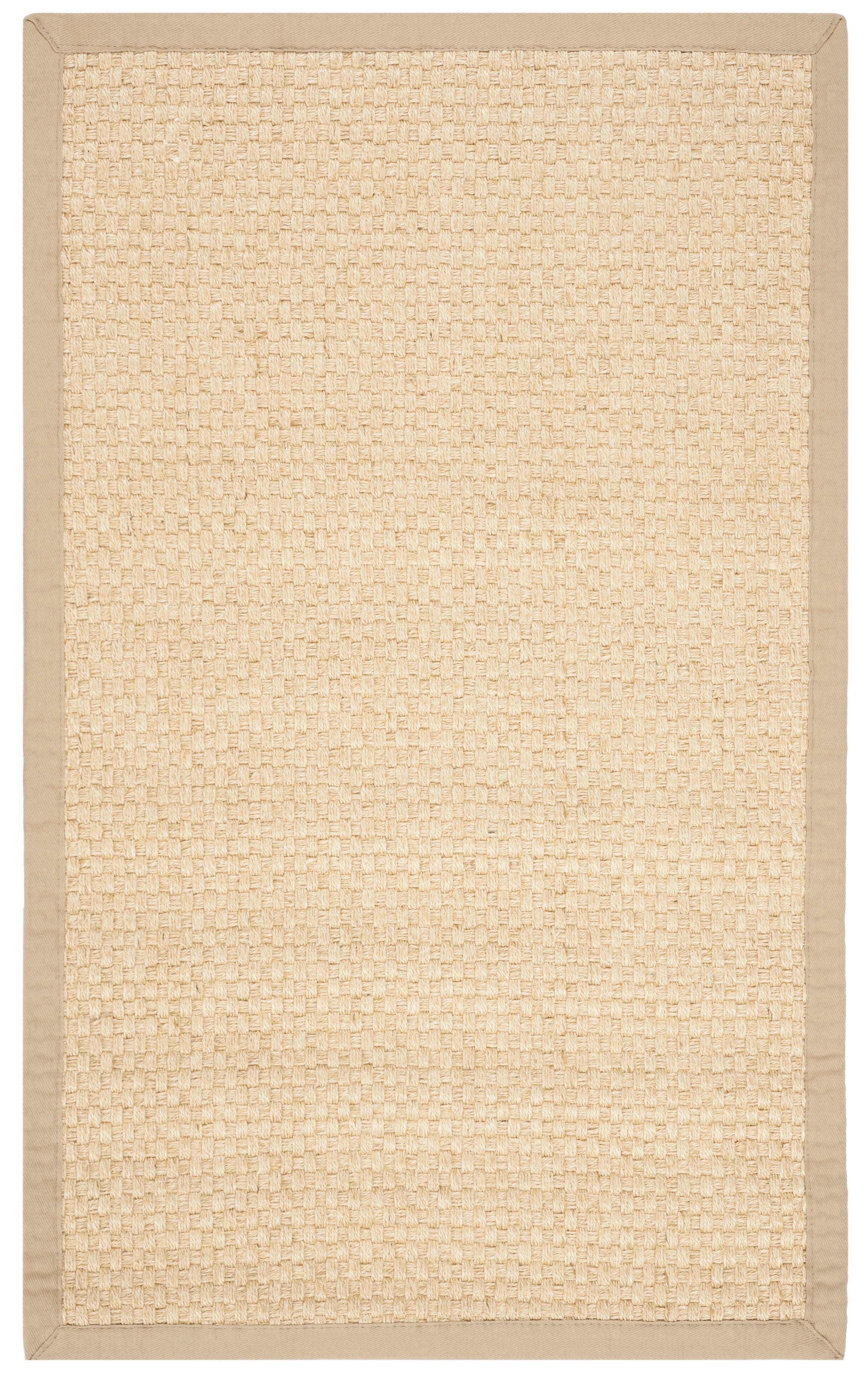 SAFAVIEH Natural Fiber Emma Solid Area Rug, Natural/Beige, 2'6" x 4'