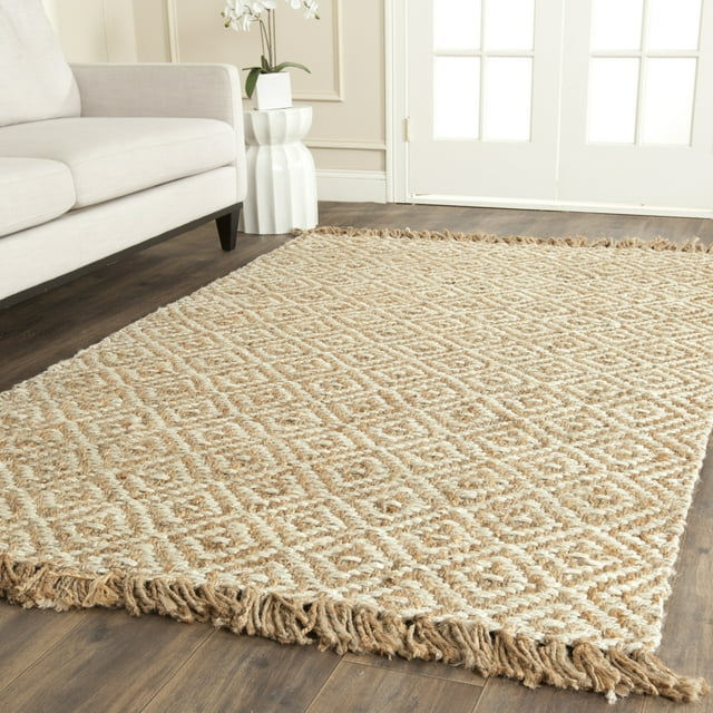 Natural Fiber NF450 Hand Woven Area Rug - Natural/Ivory - 3'x5' - Safavieh.