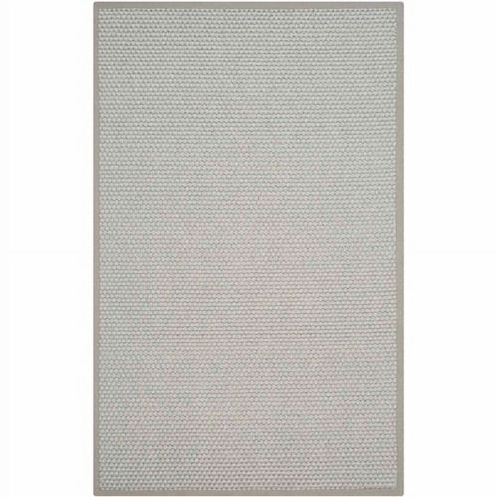 Natural Fiber NF463 Power Loomed Indoor Area Rug - Silver/Grey - 6'x9' - Safavieh.
