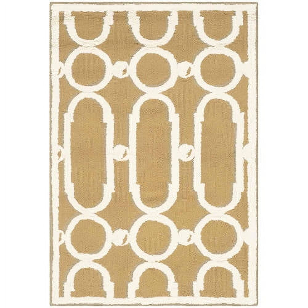 Newport NPT434 Hand Hooked Accent Rug - Olive/White - 2'x3' - Safavieh.