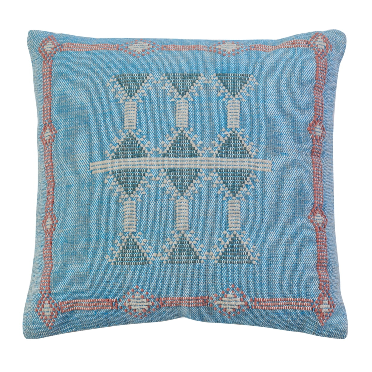 Olivine Pillow - Turquoise - 18" X 18" - Safavieh.