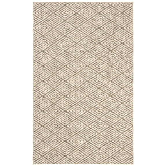 SAFAVIEH Palm Beach Collection PAB360B Beige/Brown Rug