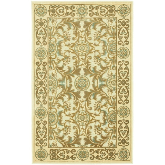 SAFAVIEH Paradise Stanice Traditional Area Rug, Ivory, 2'7" x 4'