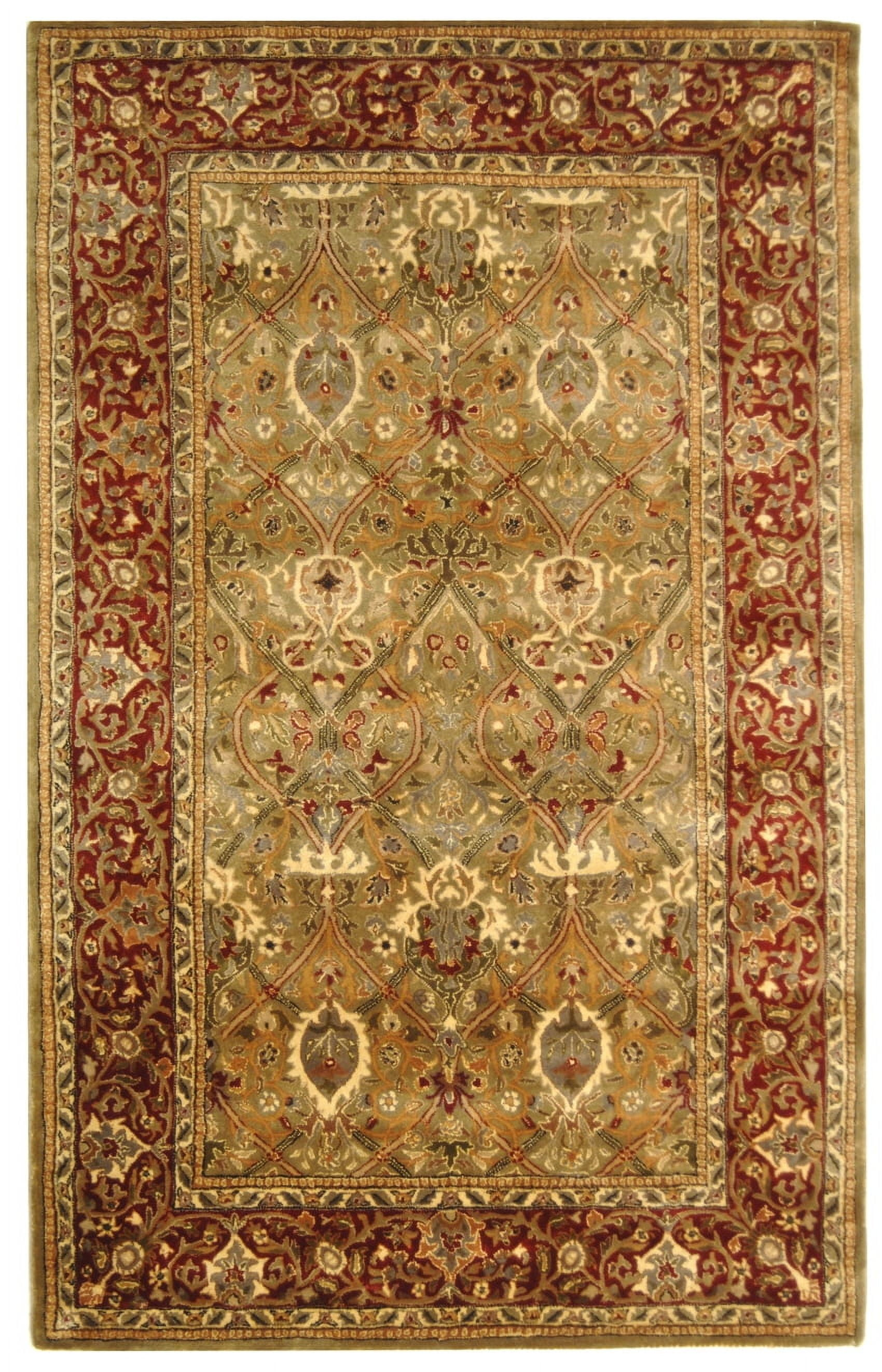 SAFAVIEH Persian Legend Amy Oriental Area Rug, Dark Olive/Rust, 5' x 8'